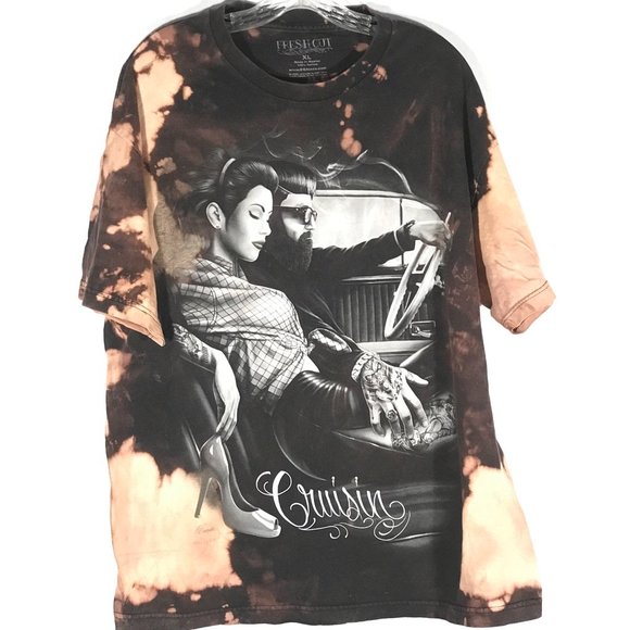 Fresh Cut Other - FRESH CUT X Custom Acid Wash Shirt Tee Tie Dye XL